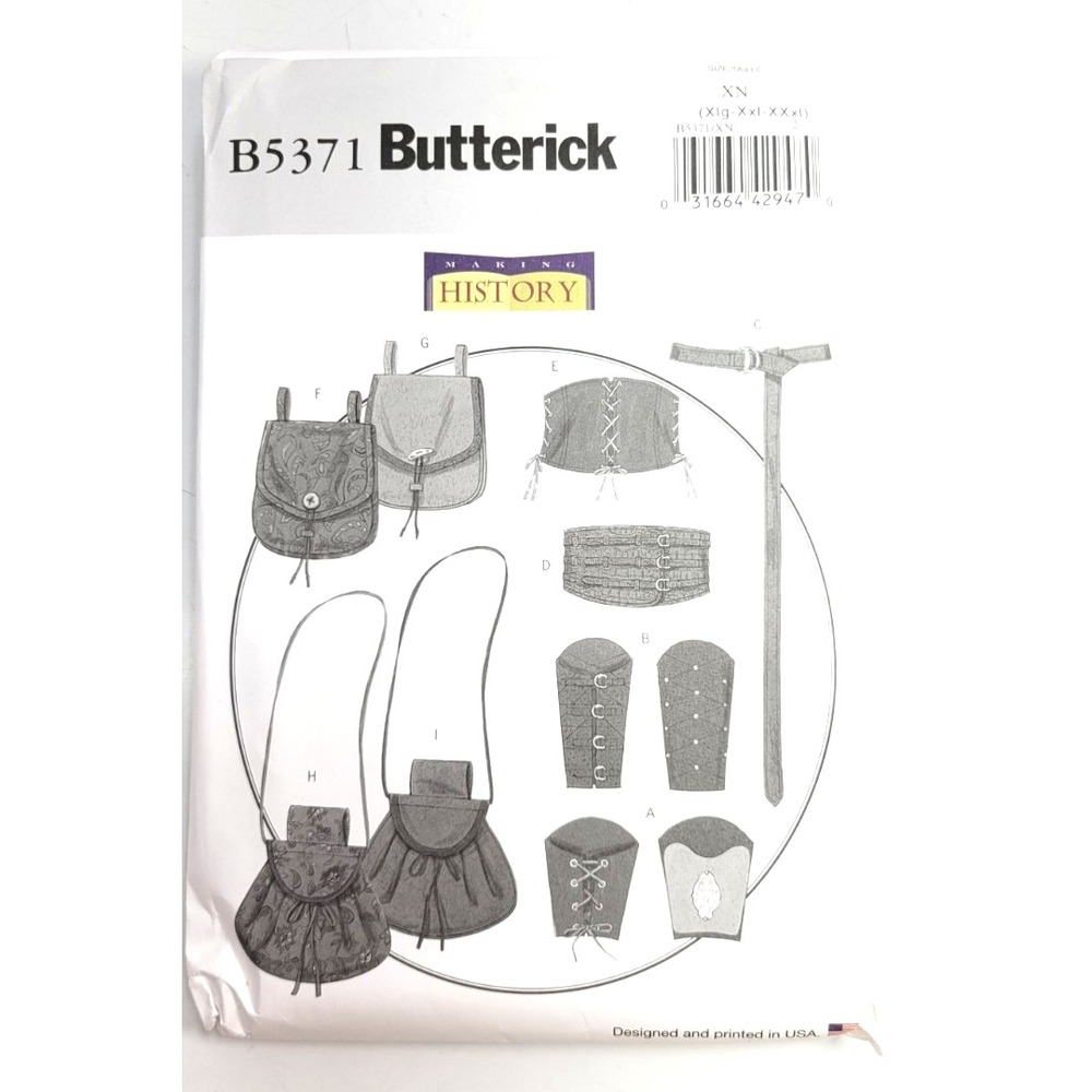 Butterick‎ B5371 Sewing Pattern Factory Folded Uncut
